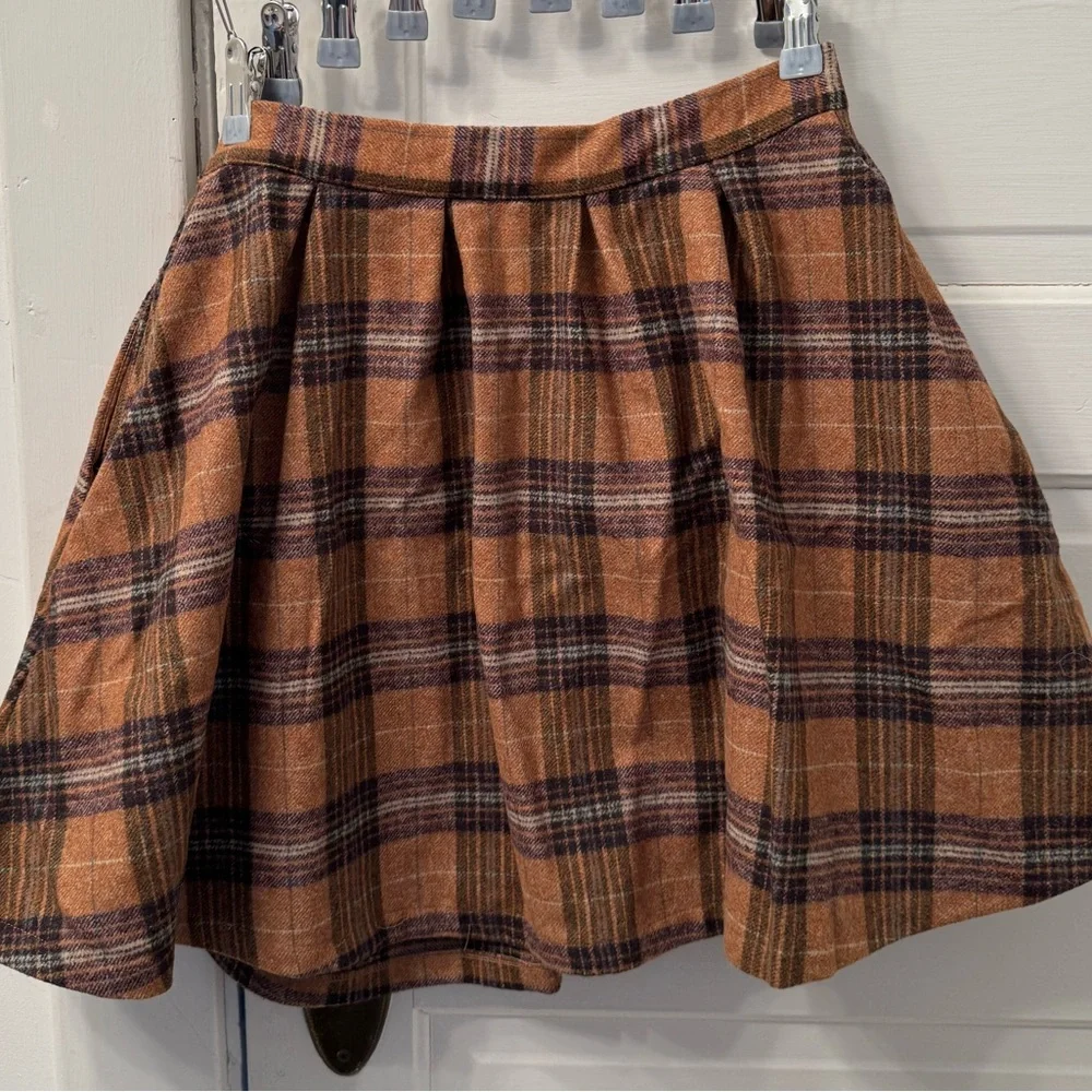 ModCloth plaid skater skirt - Picture 2 of 3